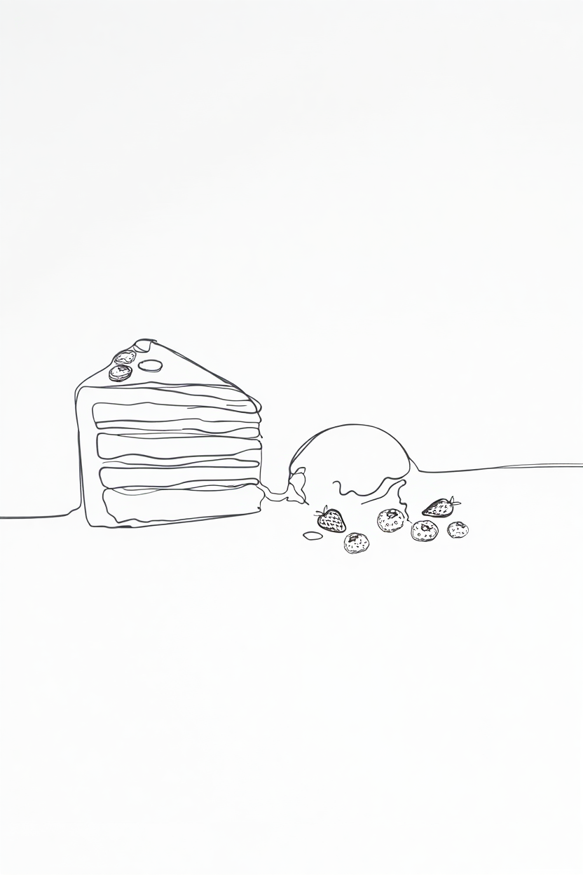 4 Minimalist Food & Kitchen Wall Art Prints – Modern Canvas Posters for Dining & Living Room Decor