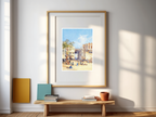 North African City – Georg Geye Art Print | Early 20th-Century Orientalist Poster
