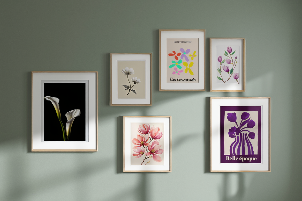 Peach & Petal – Romantic Floral Illustration