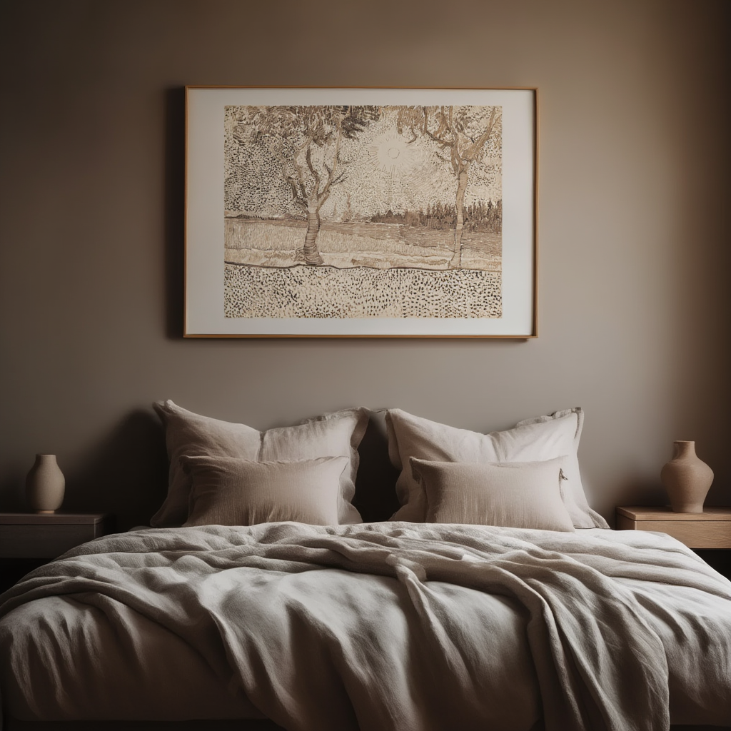 Vincent Van Gogh - The Road to Tarascon Poster