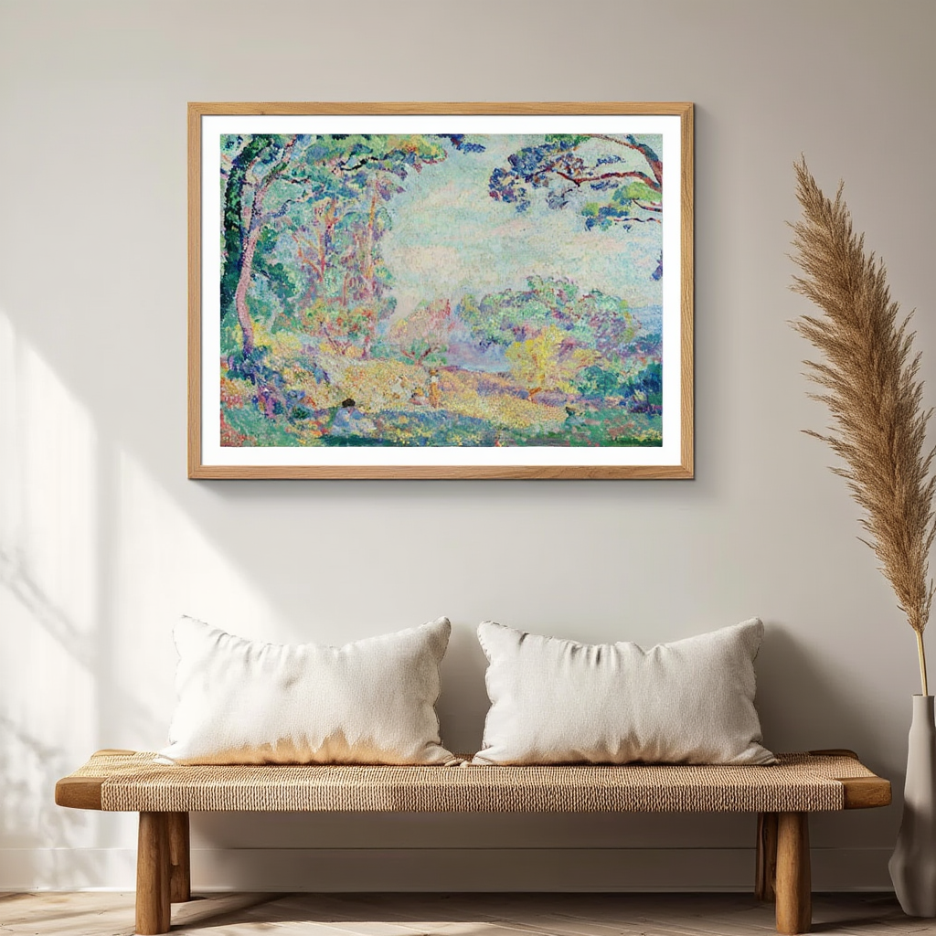 Henri Lebasque - Jeunes Femmes Et Fillettes Dans Un Paysage