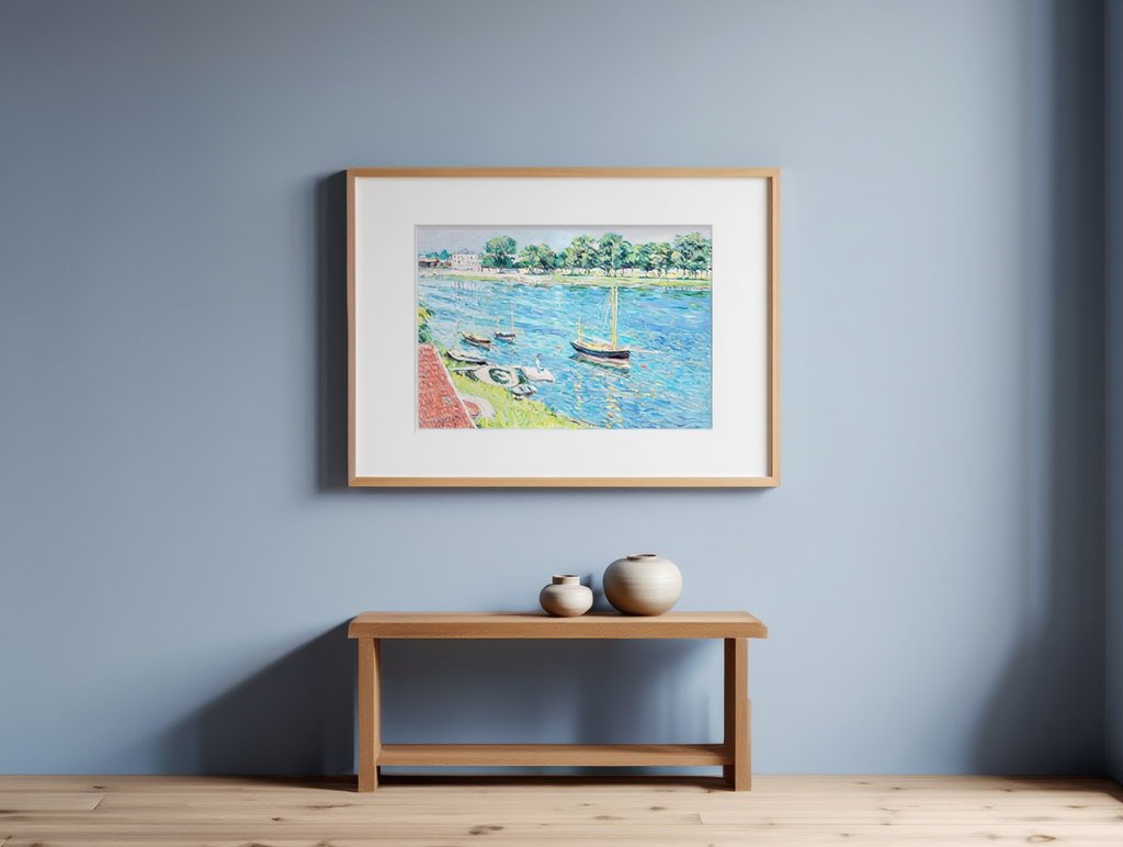 Gustave Caillebotte - La Seine à Argenteuil | HakyArts