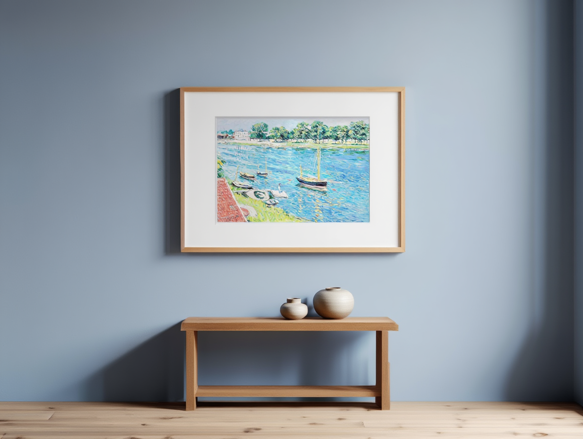 Gustave Caillebotte - La Seine à Argenteuil | HakyArts