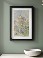 Gardanne – Paul Cézanne Poster | Post-Impressionist Landscape Art Print