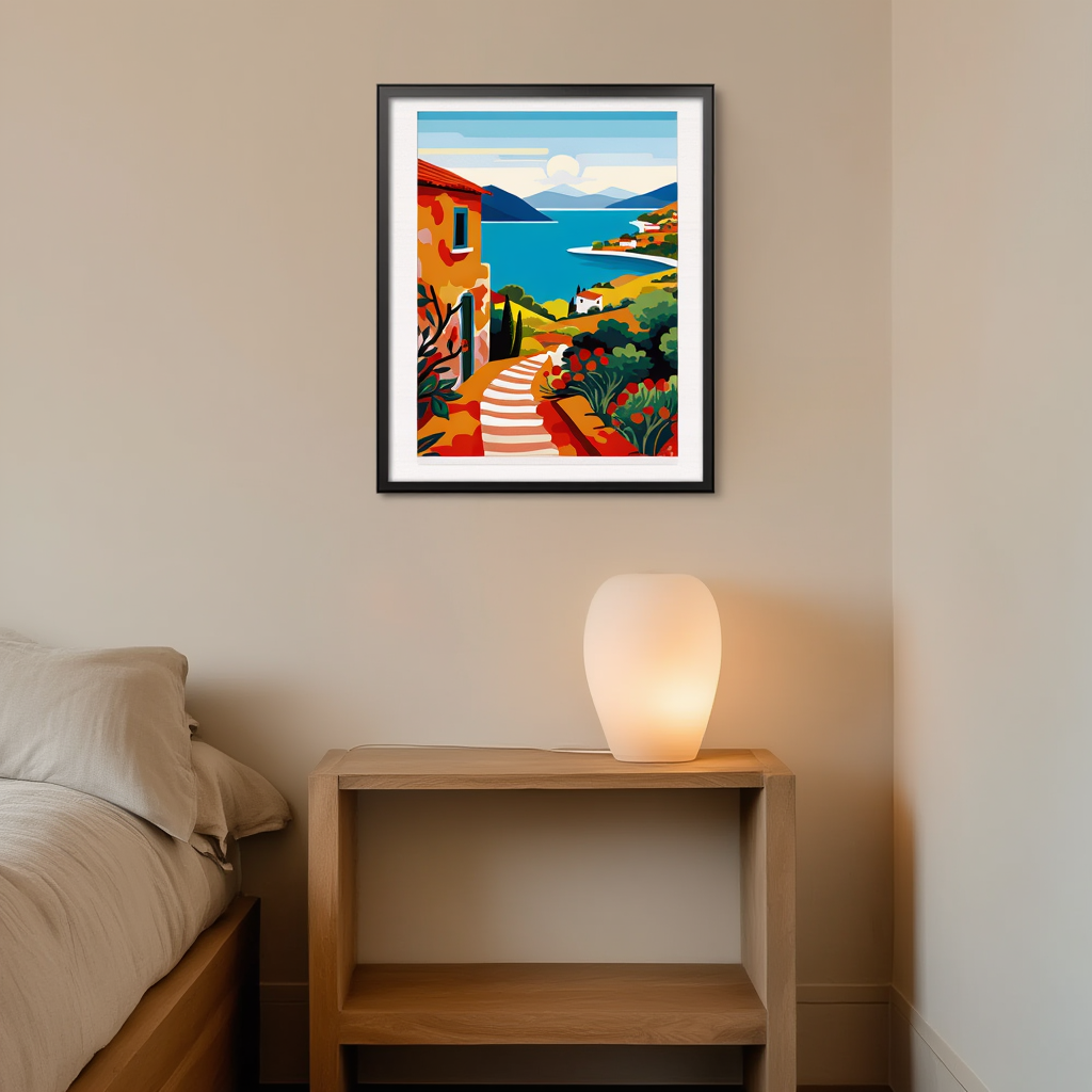 Italian Seascape Poster