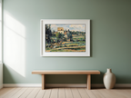 Le Moulin sur la Couleuvre à Pontoise – Paul Cézanne Poster | Post-Impressionist Landscape Art Print