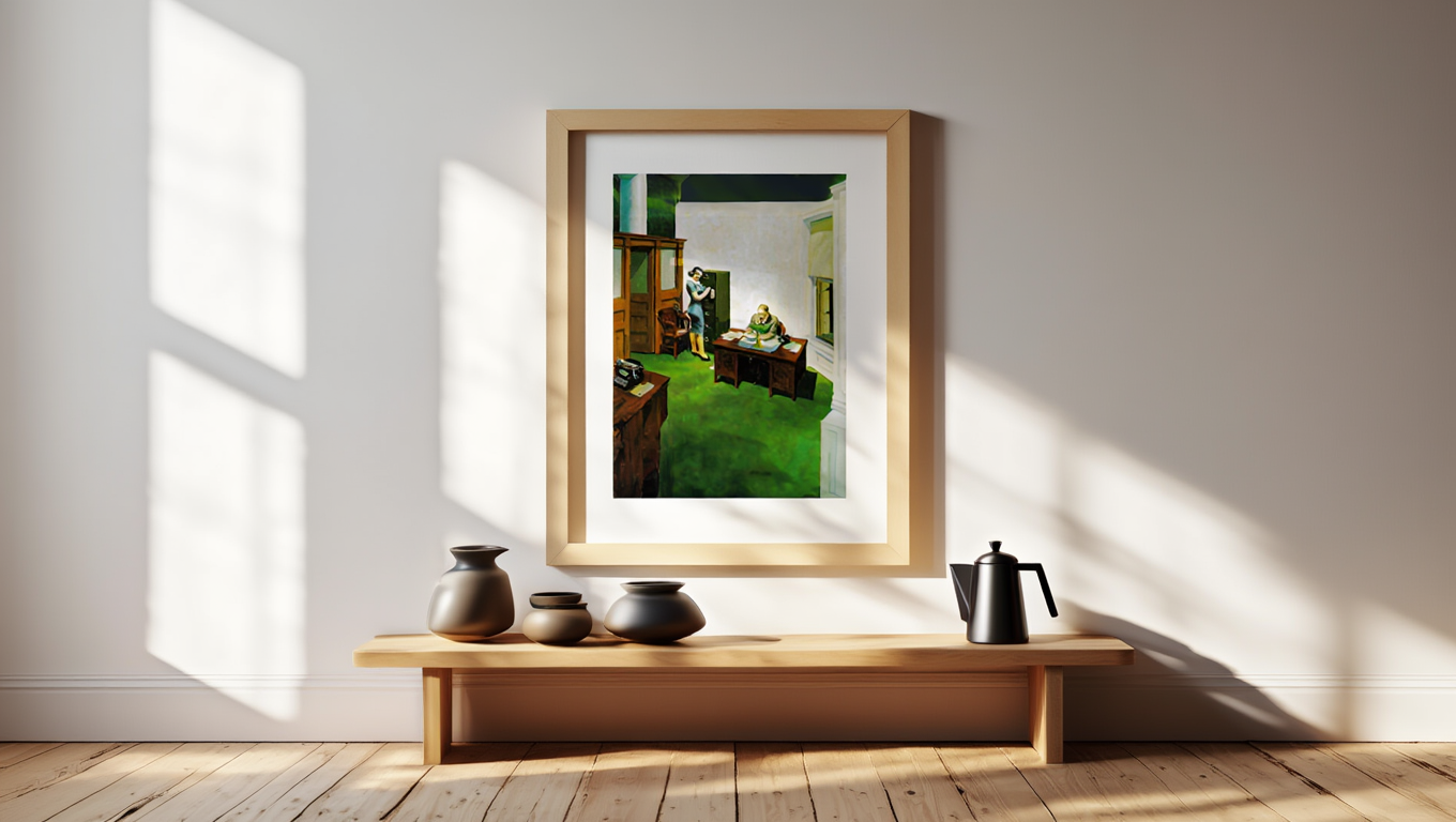 Edward Hopper – Office at Night Art Print