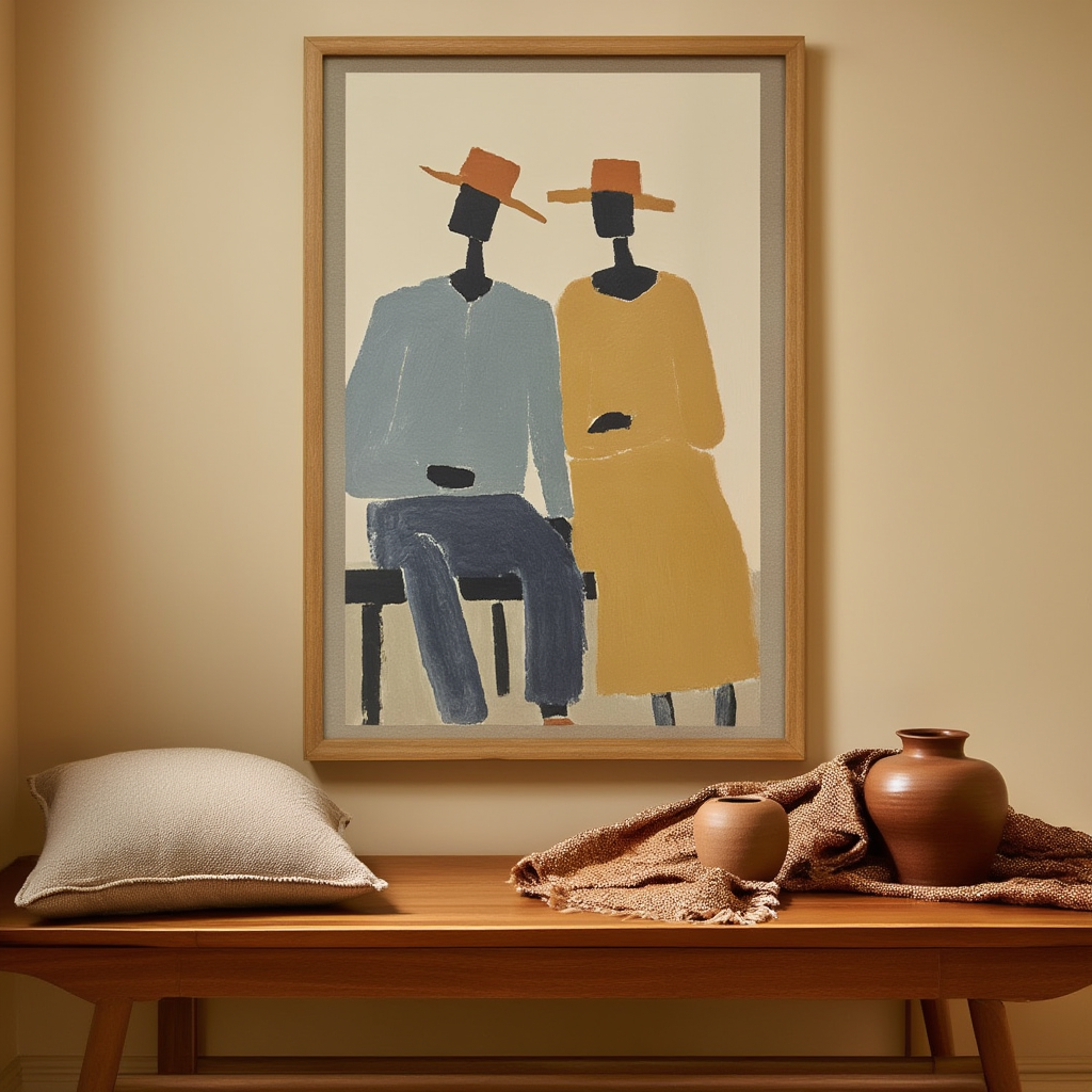 Twilight Reverie – Figurative Art Print - Hakyarts