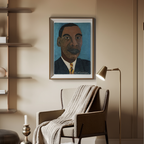 Self Portrait II by Horace Pippin – American Modernist Figurative Art Print - Hakyarts