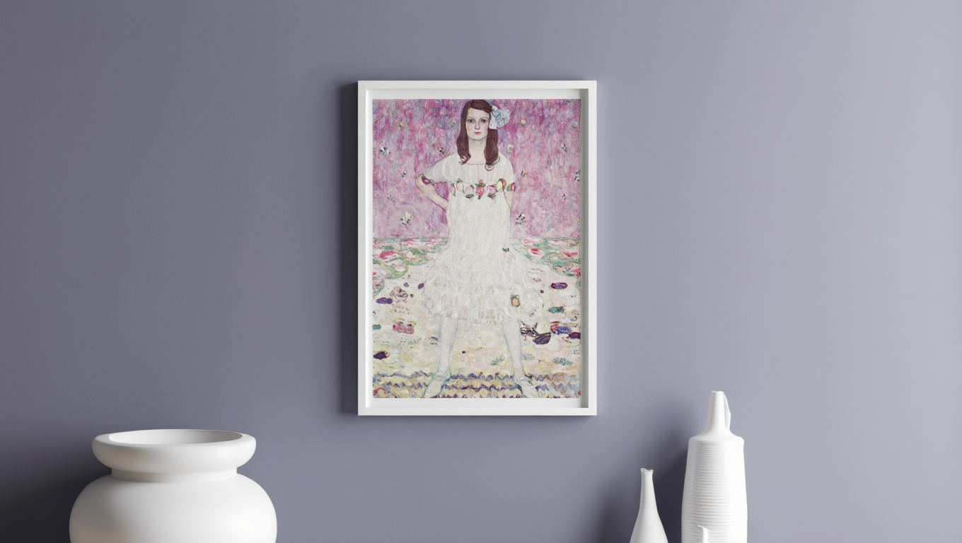 Gustav Klimt – Mäda Primavesi Print (1912) – Iconic Portrait Art Poster
