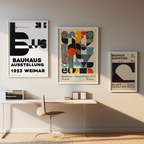 Bauhaus 1923 Exhibition Poster Bundle – Office Set of 3 - Hakyarts