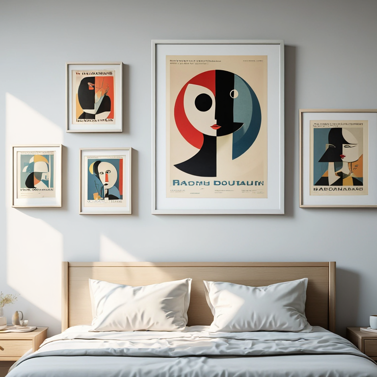 Bauhaus Art Exhibition – Set of 5 Modern Prints