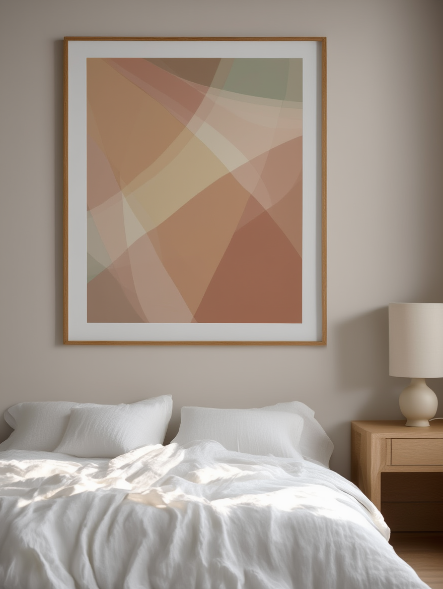 Spectrum Shift – Colorful Geometric Art Print - Hakyarts