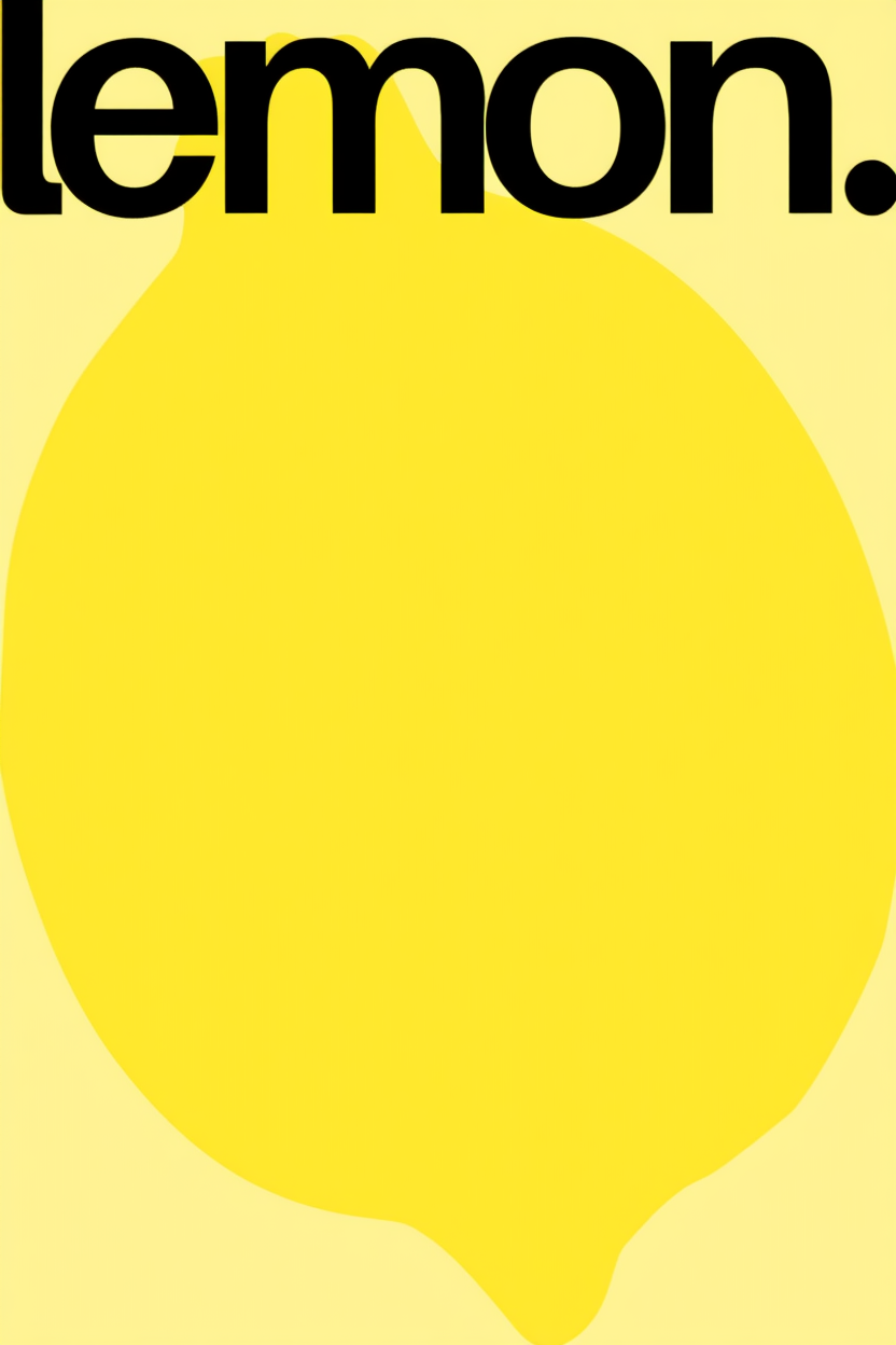 Lemon – Maximalist Art Print