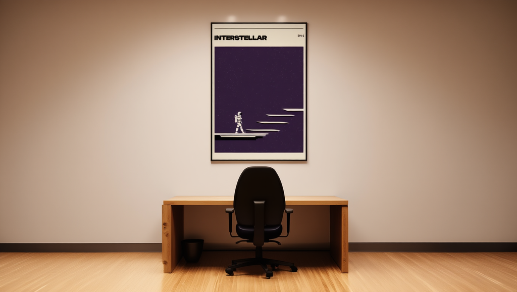 Interstellar Poster – Sci-Fi Movie Wall Art Print