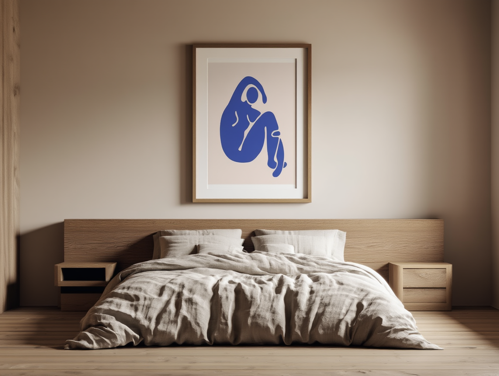 Matisse Inspired Contemporary Woman Figure No2 Poster – Modern Minimalist Wall Art