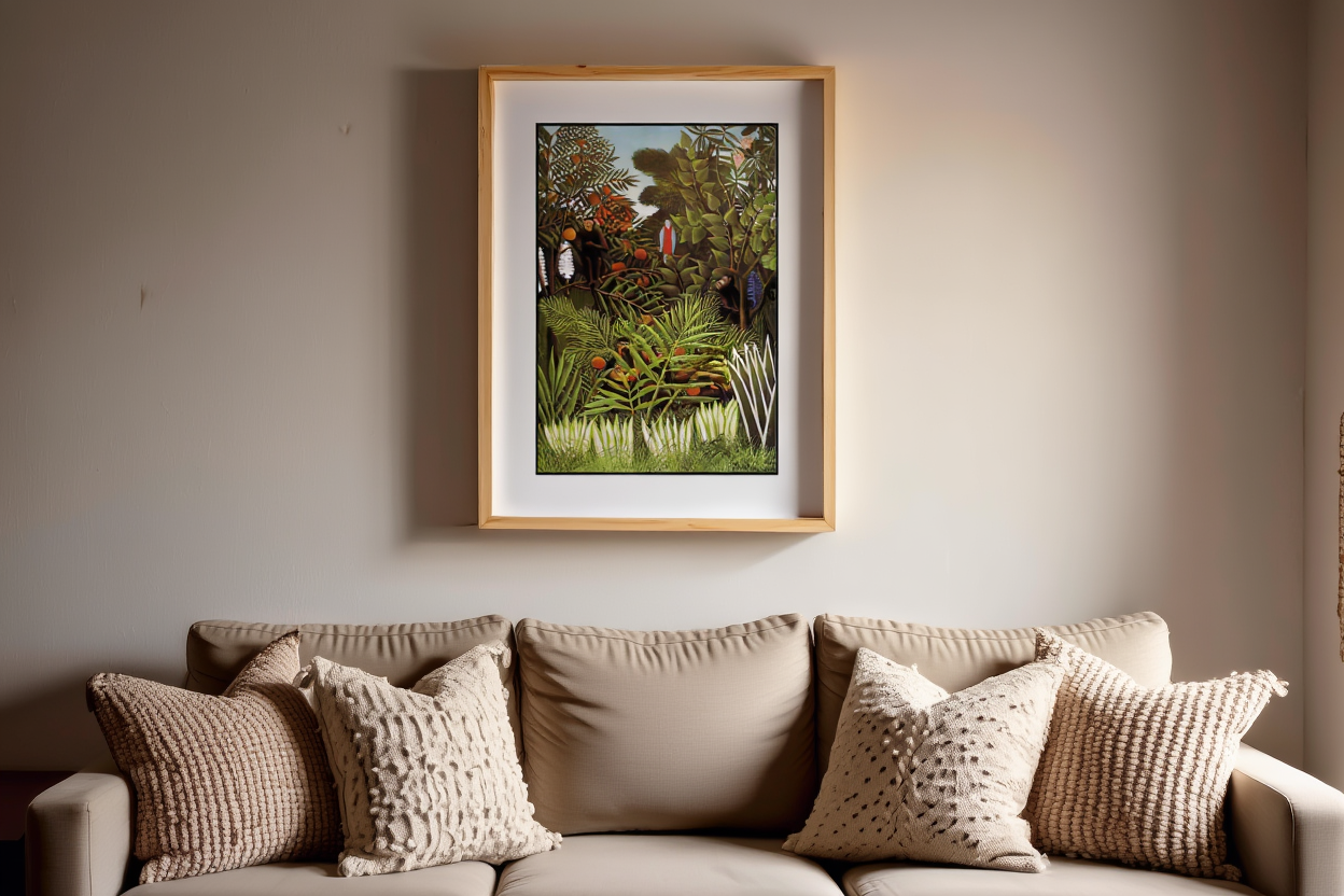 Henri Rousseau - Exotic Landscape