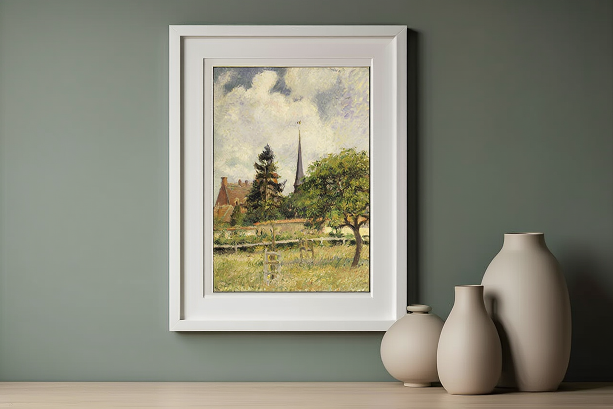 Camille Pissaro - The Church at Eragny