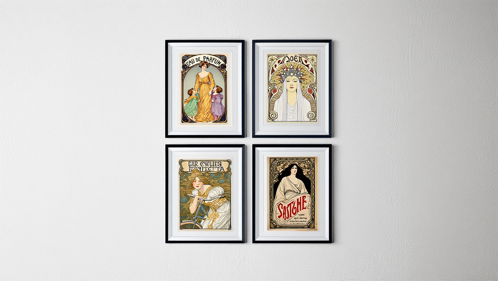 Alphonse Mucha – Mix & Match 4 Prints