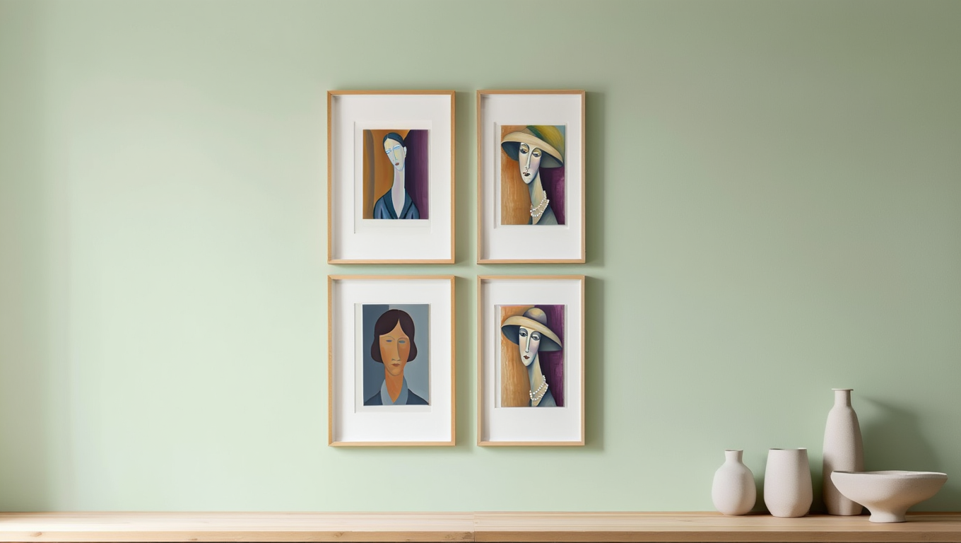 Modigliani Lines & Faces – Mix & Match Prints
