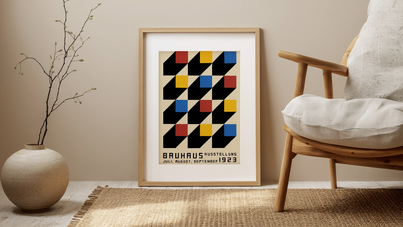 Bauhaus Ausstellung 1923 No 1 Poster