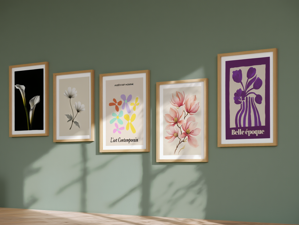 Peach & Petal – Romantic Floral Illustration