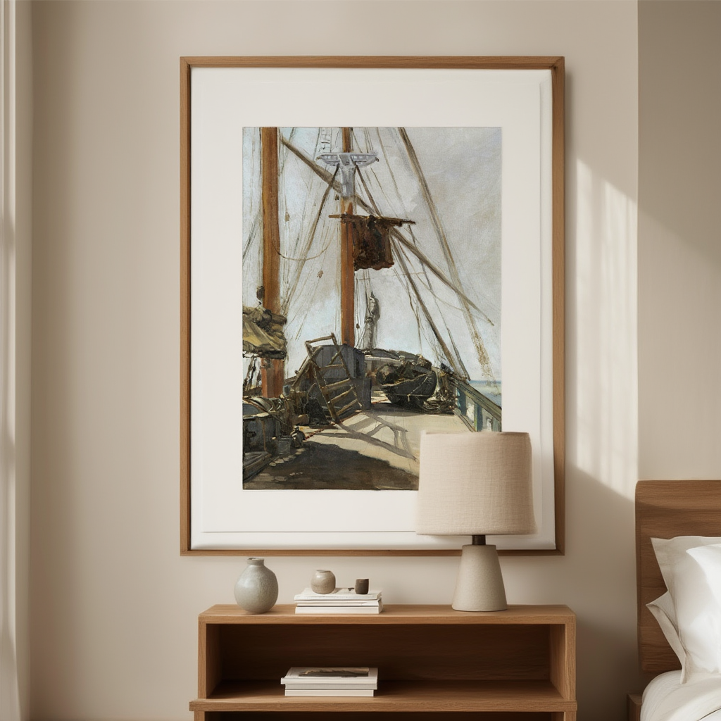 Édouard Manet  - The Ship's Deck