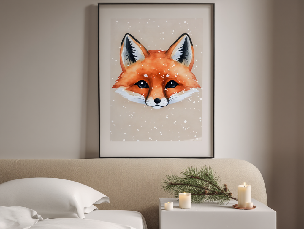 Winter Fox – Art Print