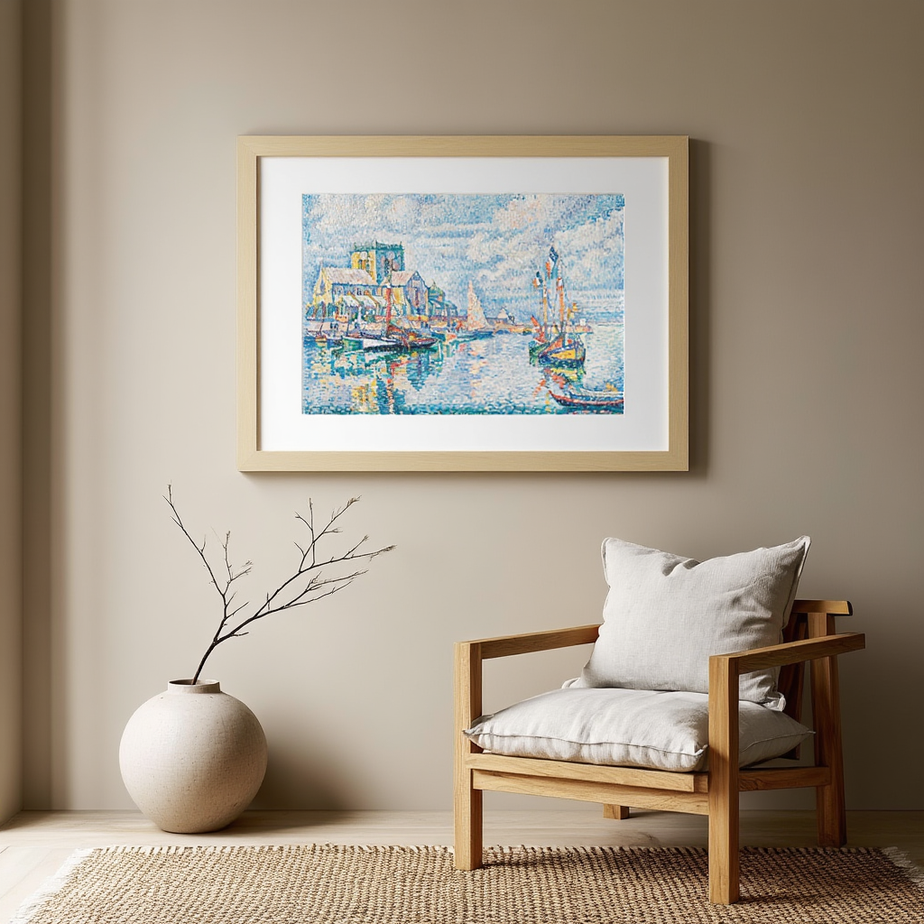 Paul Signac - Venise. la Salute. Vert