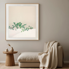 Green Plants from Momoyogusa by Kamisaka Sekka – Japanese Botanical Art Print - Hakyarts