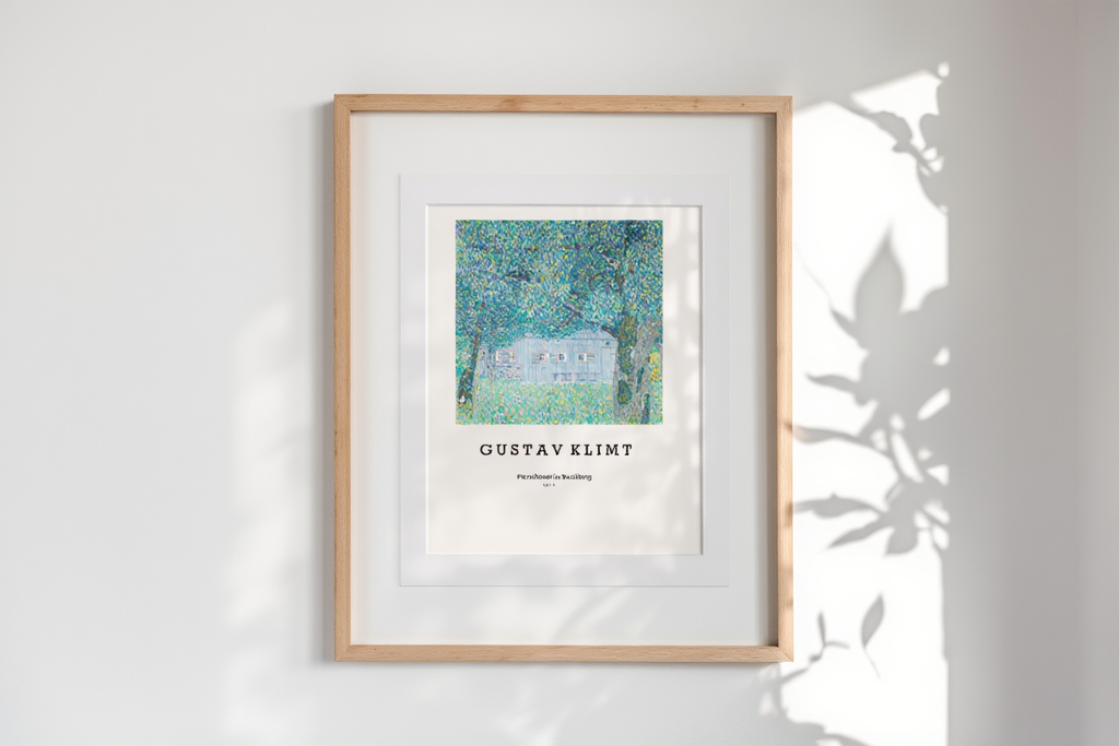 Gustav Klimt - Farmhouse in Buchberg Poster