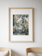 Paul Nash – Trees in Bird Garden, Iver Heath, 1913 – Modernist Landscape Art Print | British Wall Decor - Hakyarts