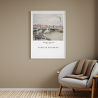 Camille Pissarro - Morning, An Overcast Day, Rouen Poster