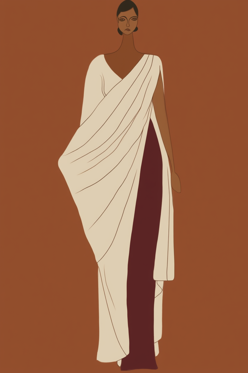 Ethereal Woman Geometry in Motion – Modern Geometric Abstract Wall Art Print