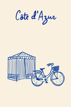 Côte d’Azur – Minimalist Art Print for Contemporary Interiors