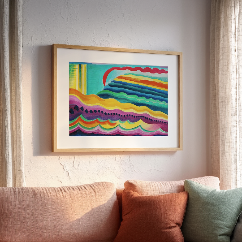 Karl Wiener – Andante Poster | Expressionist Abstract Wall Art Print