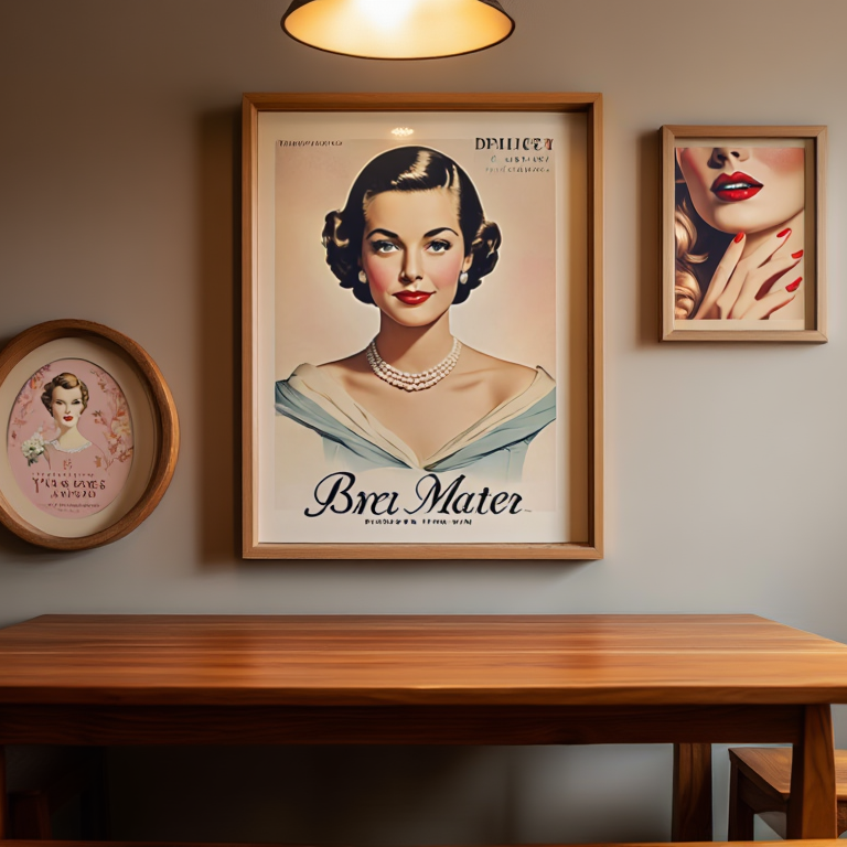 Glamour & Charm – 3-Piece Pin-Up Wall Art Set