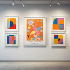 De Ti Største Nr. 4: Ungdom af Hilma af Klint – Abstrakt Spirituel Kunstprint