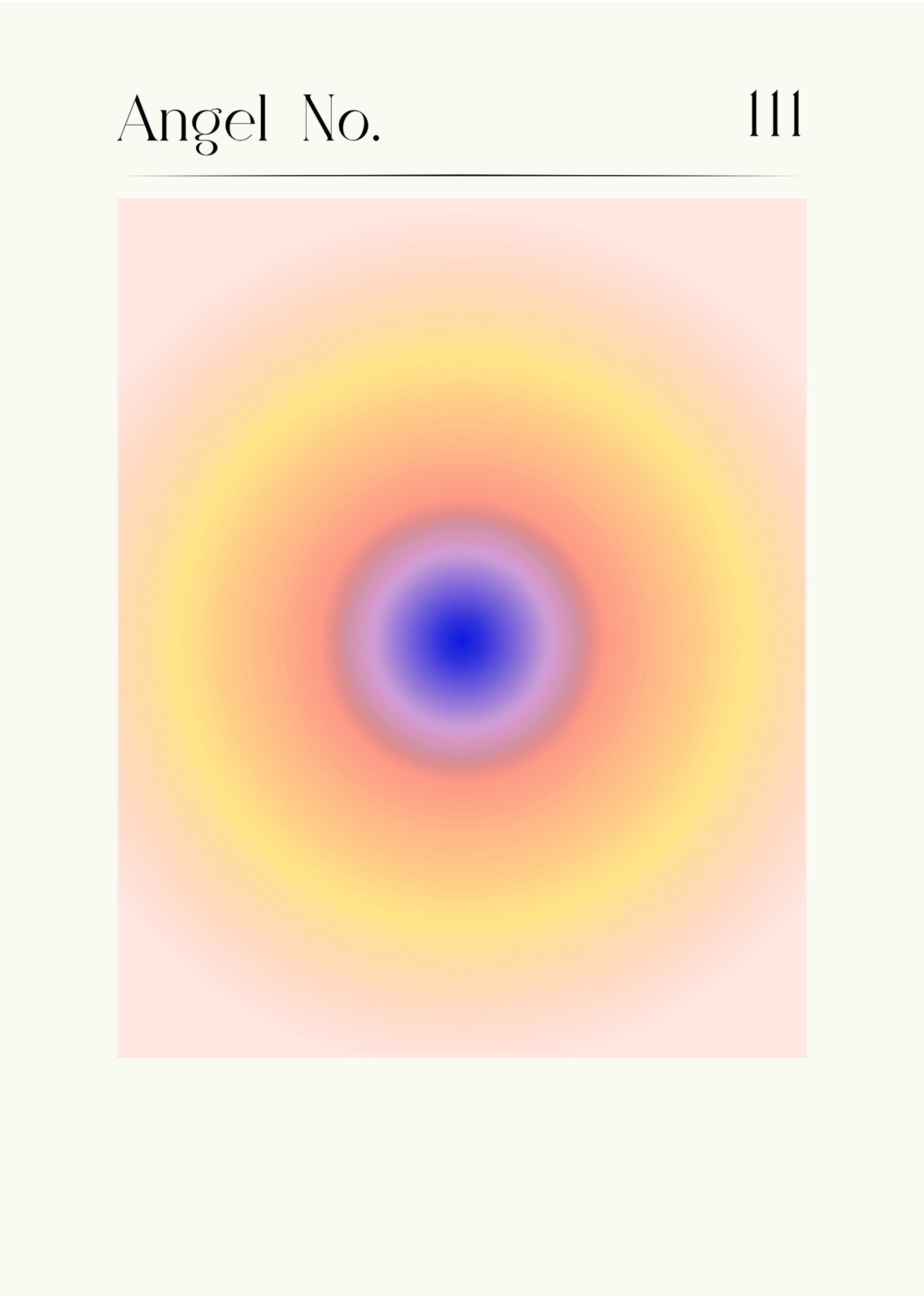 Boho Radiant Circle Gradient Art Print