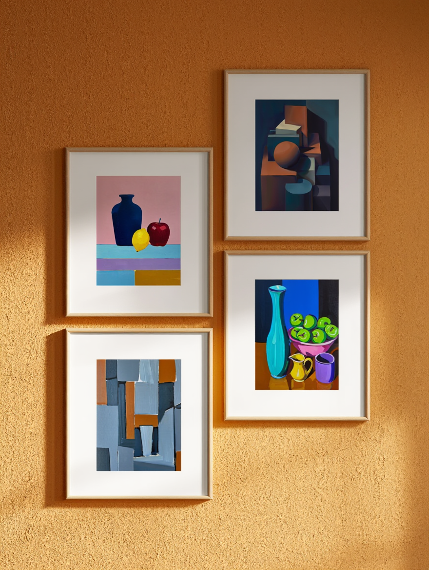 Lundstrøm Minimalist Still Life Series – 4 Prints Mix & Match