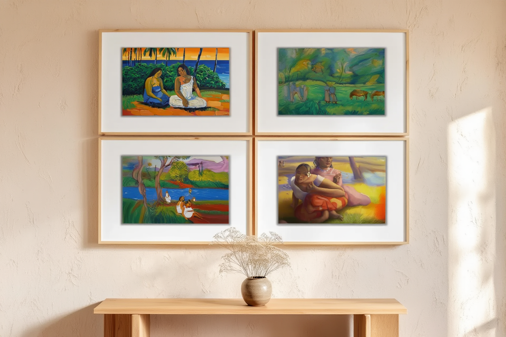 Gauguin Primitivist Visions – 4 Prints Mix & Match
