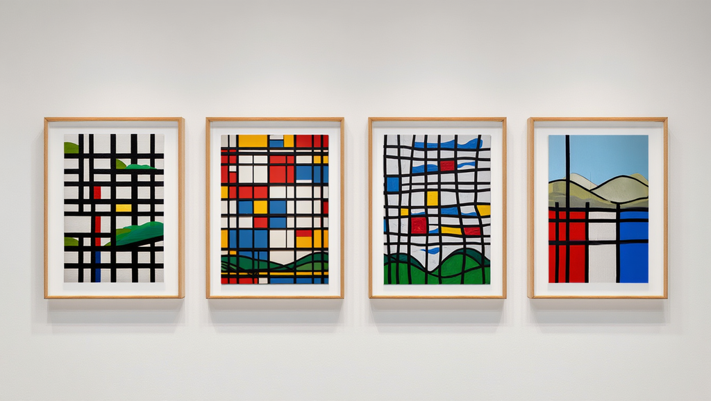 Piet Mondrian – 4 Prints