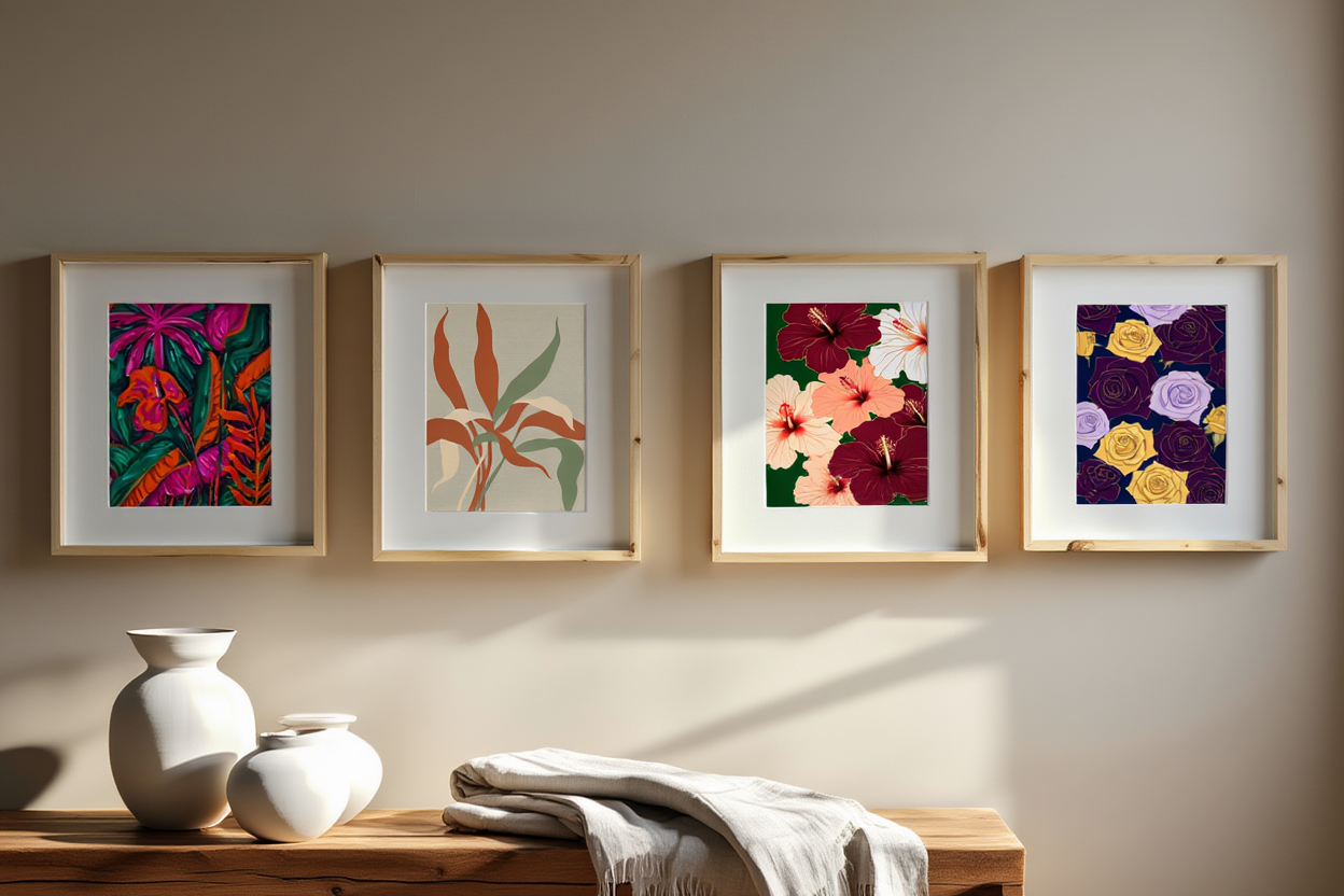 Nature’s Palette – 7 Floral Compositions