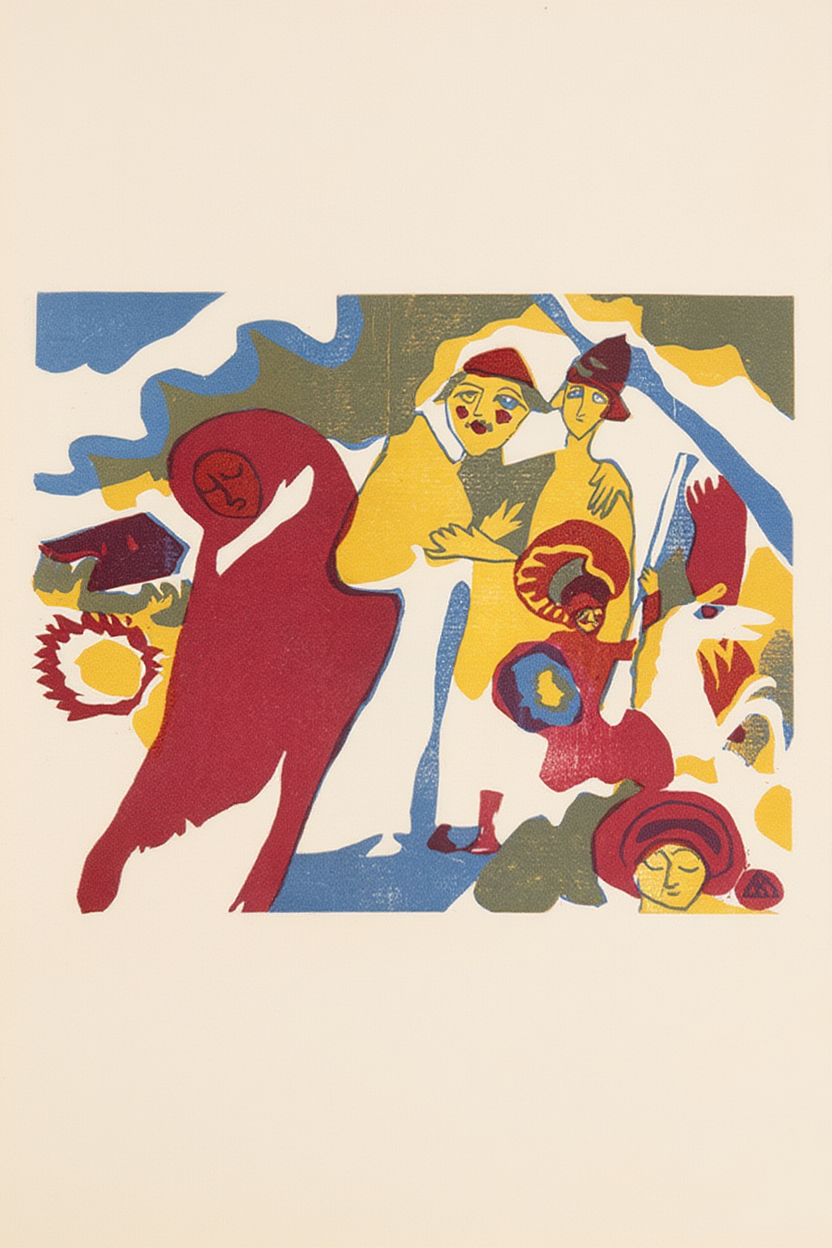 Klänge by Wassily Kandinsky (1913) – Pioneering Abstract Masterpiece