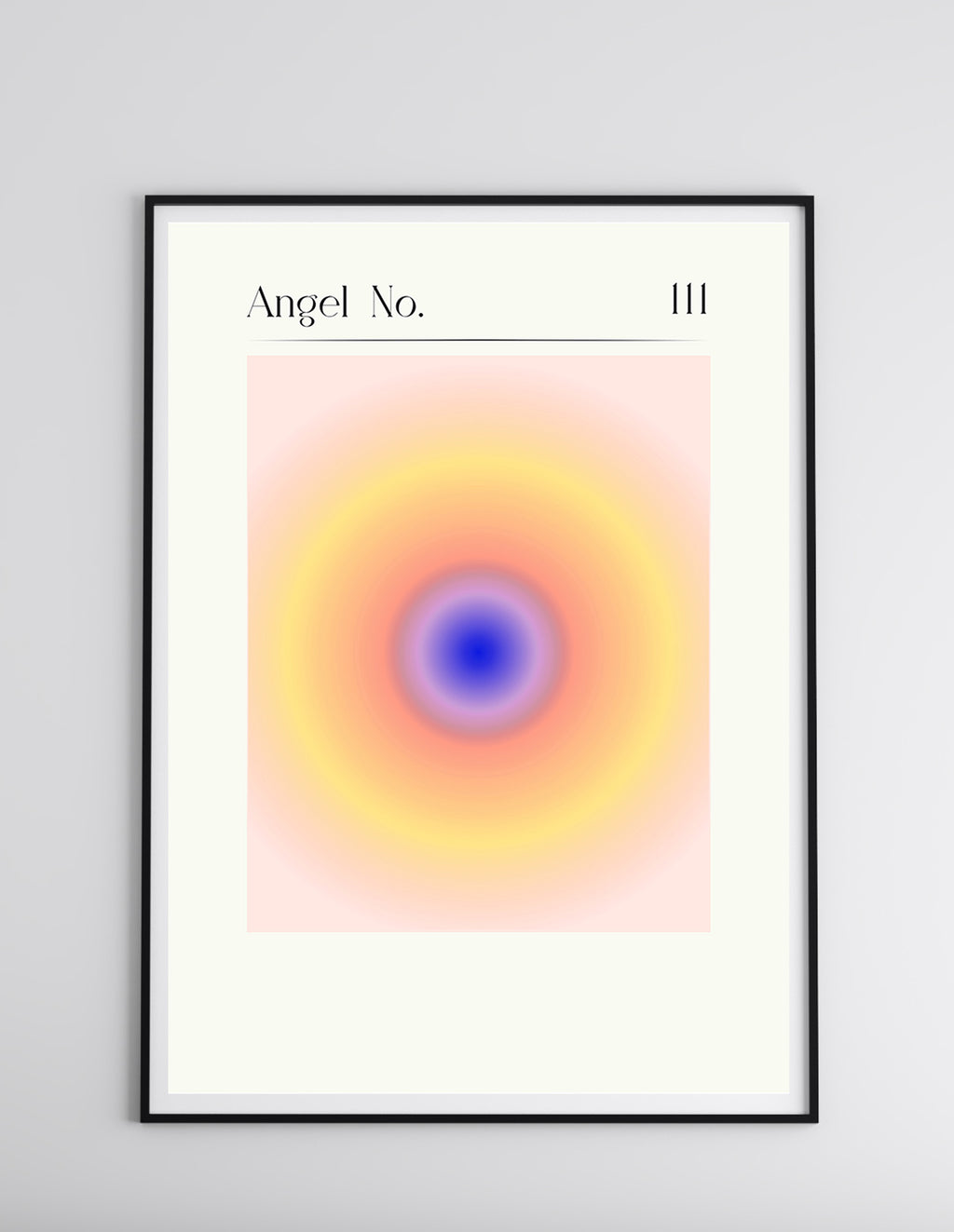 Boho Radiant Circle Gradient Art Print