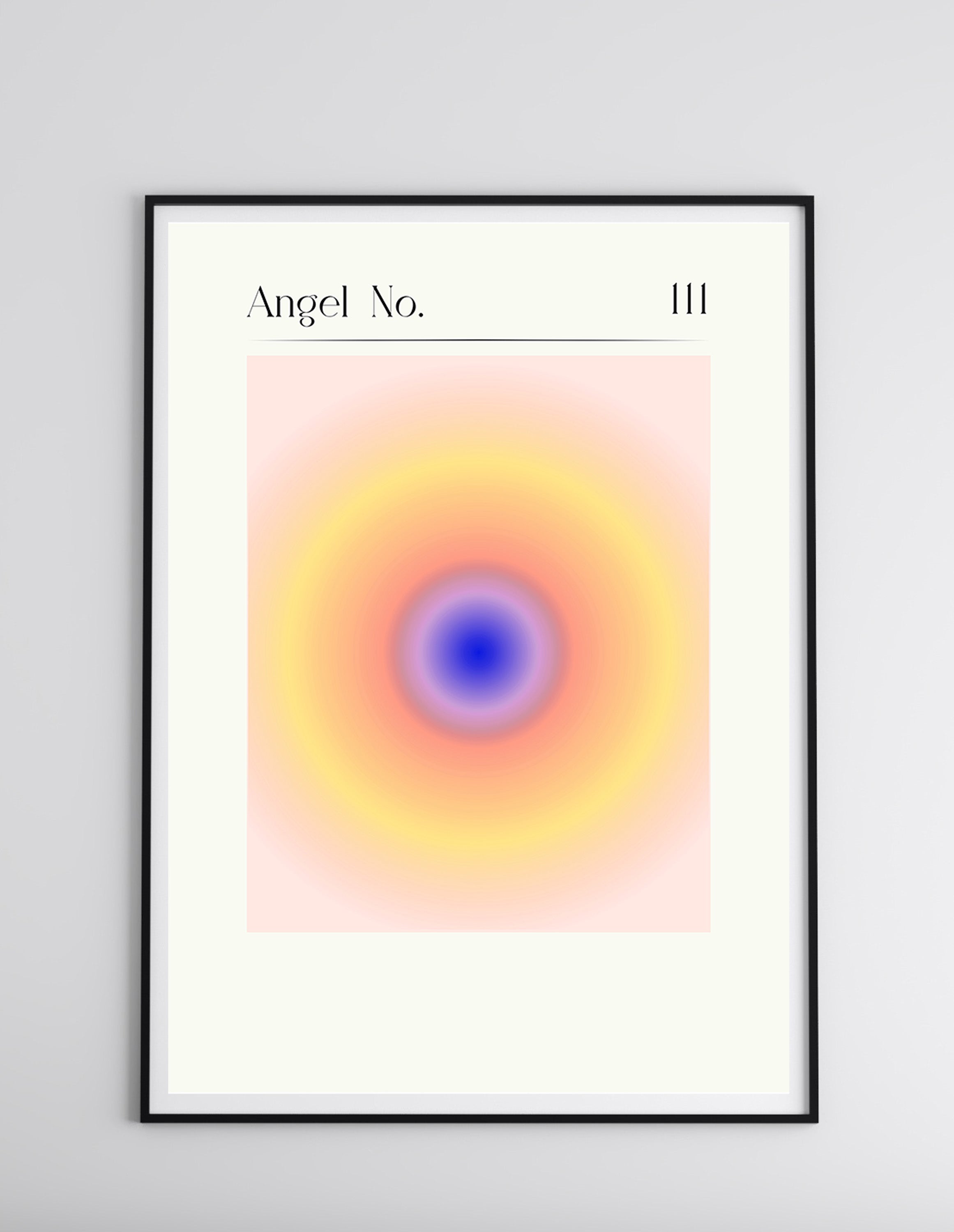 Boho Radiant Circle Gradient Art Print