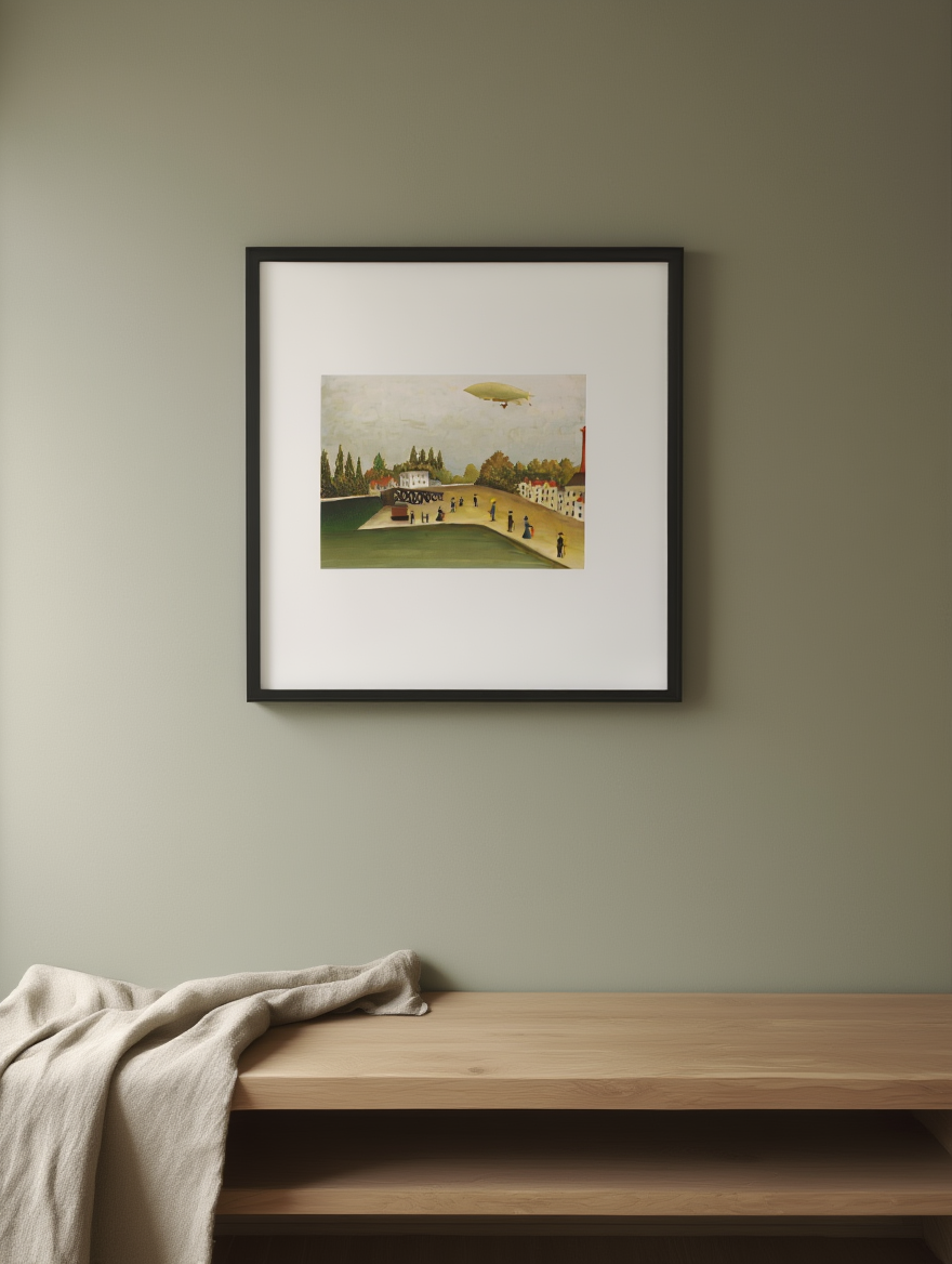 Quai d'Ivry by Henri Rousseau – Post-Impressionist Art Print