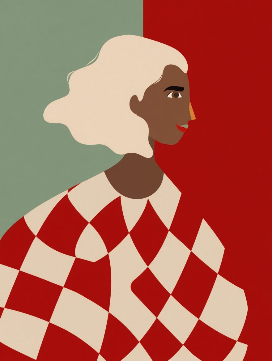 4 Modern Portrait Prints – Colorful Black Woman Art Collection for Gallery, Living Room & Bedroom Decor