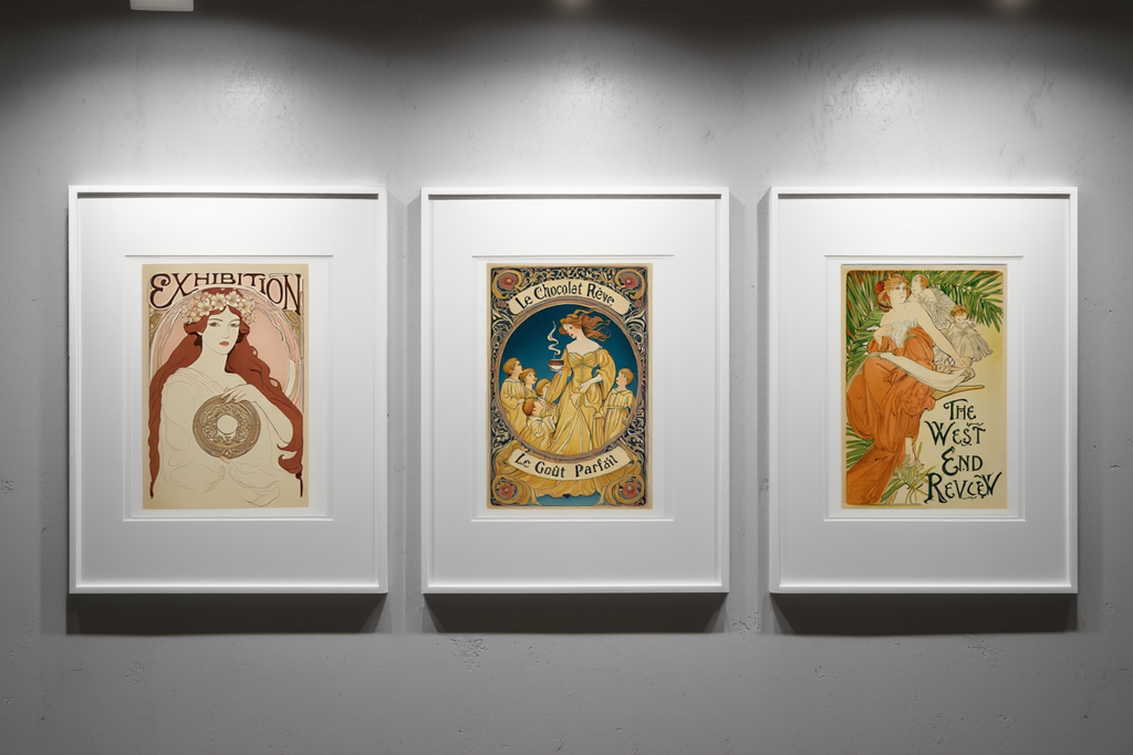 Timeless Alphonse Mucha Prints – Mix & Match 3 Collection
