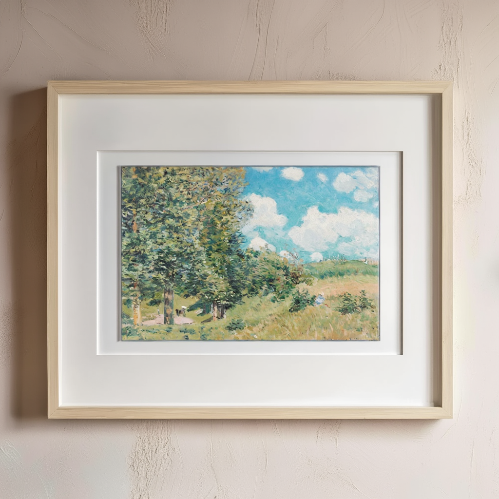 Alfred Sisley - The Road from Versailles to Saint-Germain